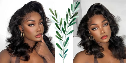 Perruque Bob Ondulée - Densité Premium 250%