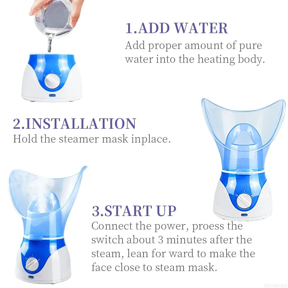 Sauna Facial Ionique - SPA Vapeur à Domicile