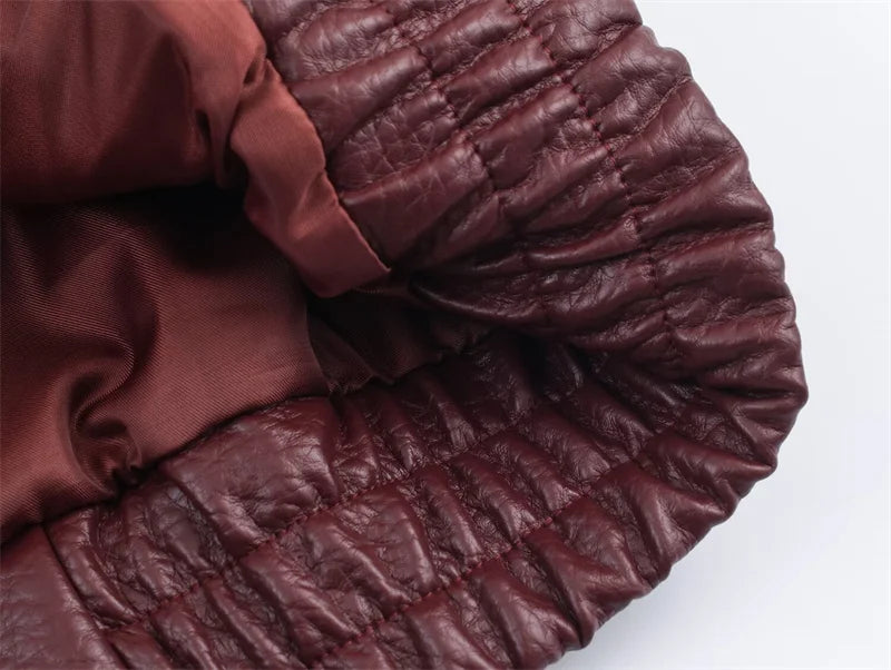 Veste Biker Simili-Cuir - Coupe Longue Élégante 2025