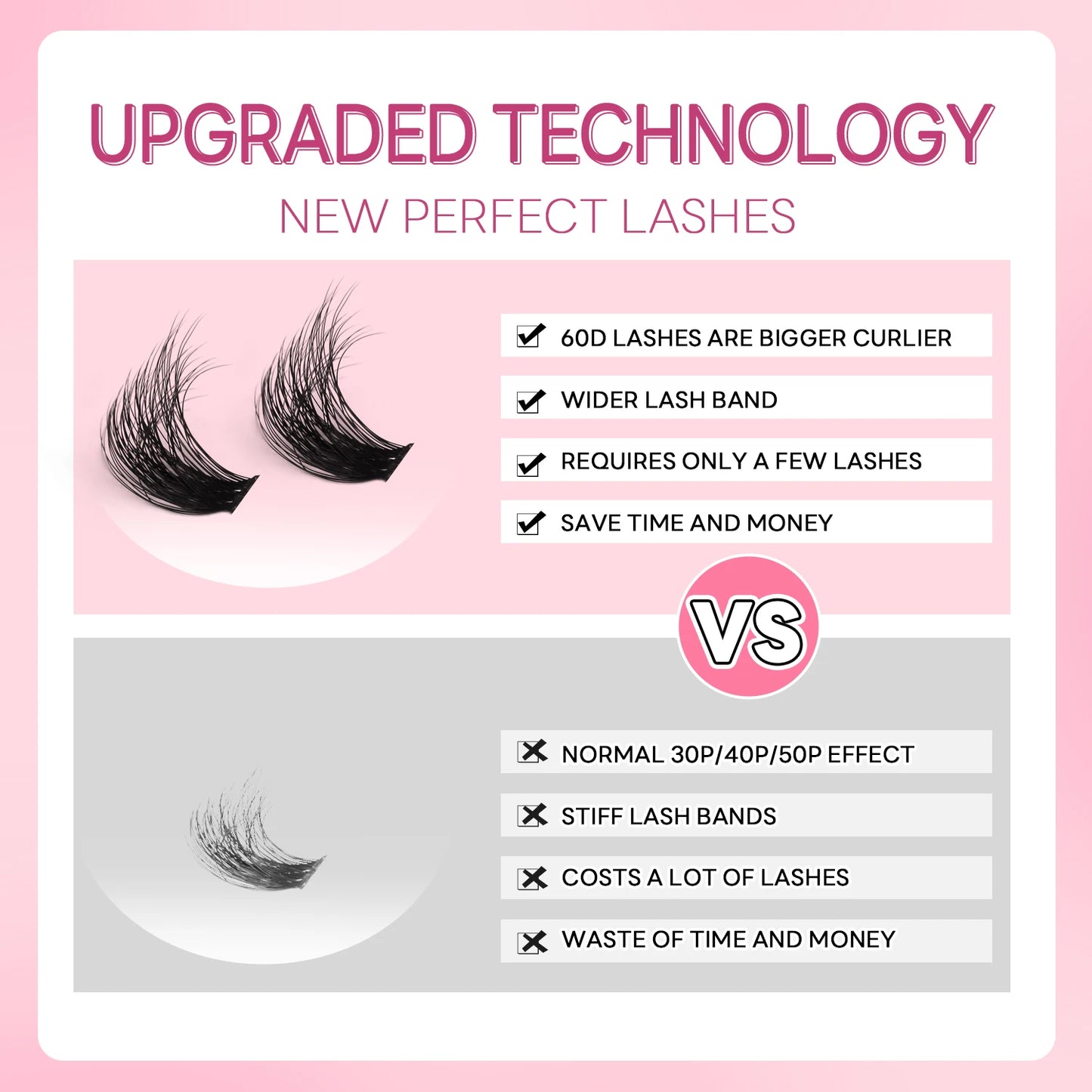 Faux Cils Effet Mink - Volume Naturel & Wispy