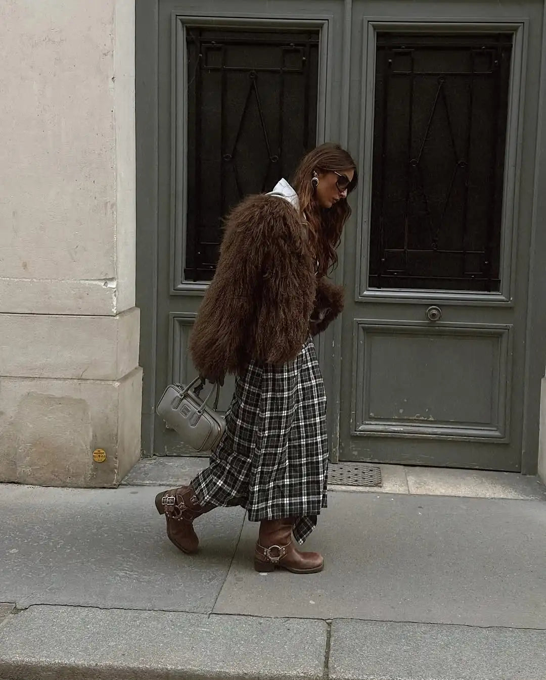 Veste Courte Abricot - Fourrure Fluffy Chic 2025