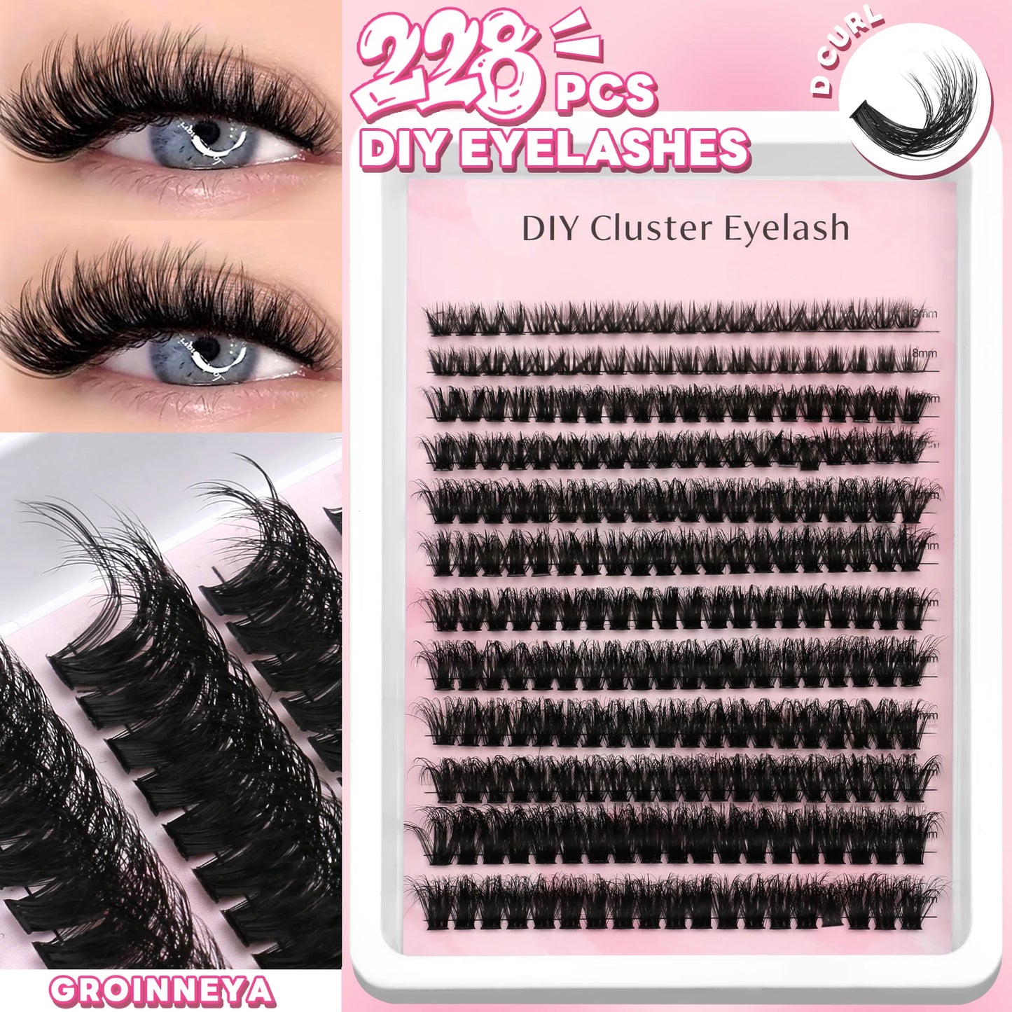 Faux Cils Effet Mink - Volume Naturel & Wispy