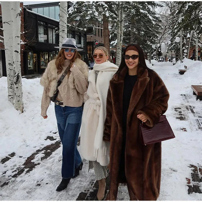 Veste Fluffy Multicolore - Fourrure Longue Haute Rue