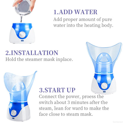 Sauna Facial Ionique - SPA Vapeur à Domicile