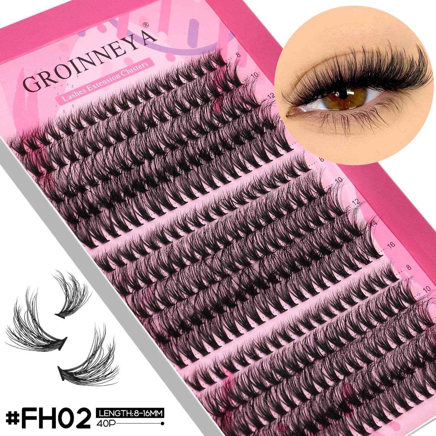 Faux Cils Effet Mink - Volume Naturel & Wispy