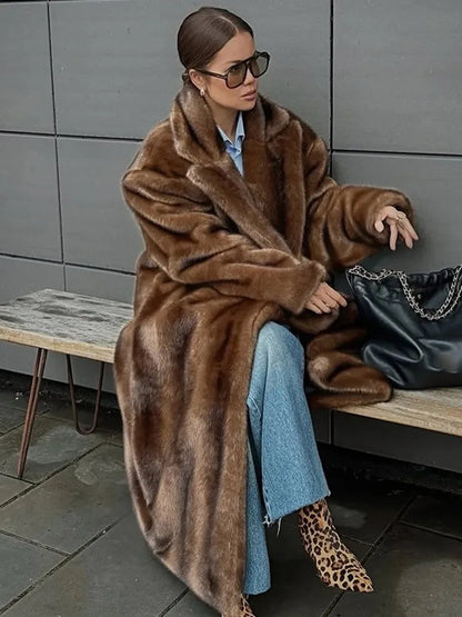 Veste Fluffy Multicolore - Fourrure Longue Haute Rue