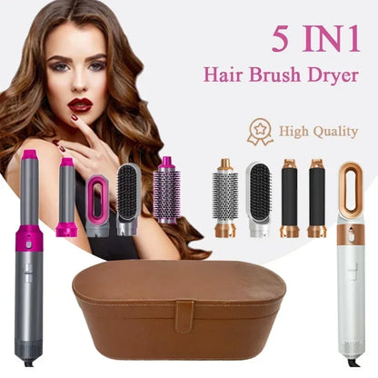 Styler 5-en-1 - Sèche-Cheveux, Lisseur & Boucles