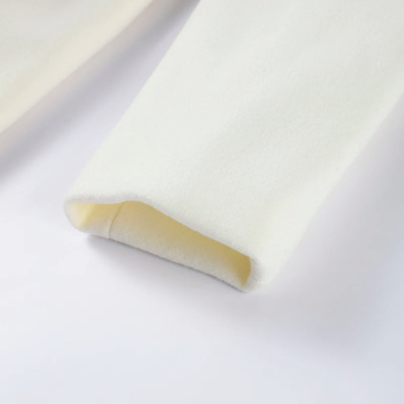 Manteau Laine Blanc - Coupe Slim Élégante