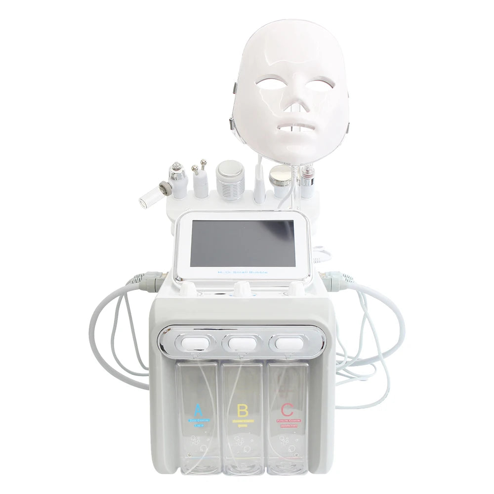 Masque LED 7 Couleurs - Thérapie Anti-Âge Professionnelle