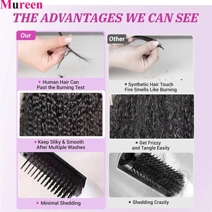 Perruque Deep Wave HD - Frontal Invisible, Effet Naturel