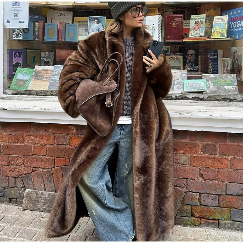 Veste Fluffy Multicolore - Fourrure Longue Haute Rue