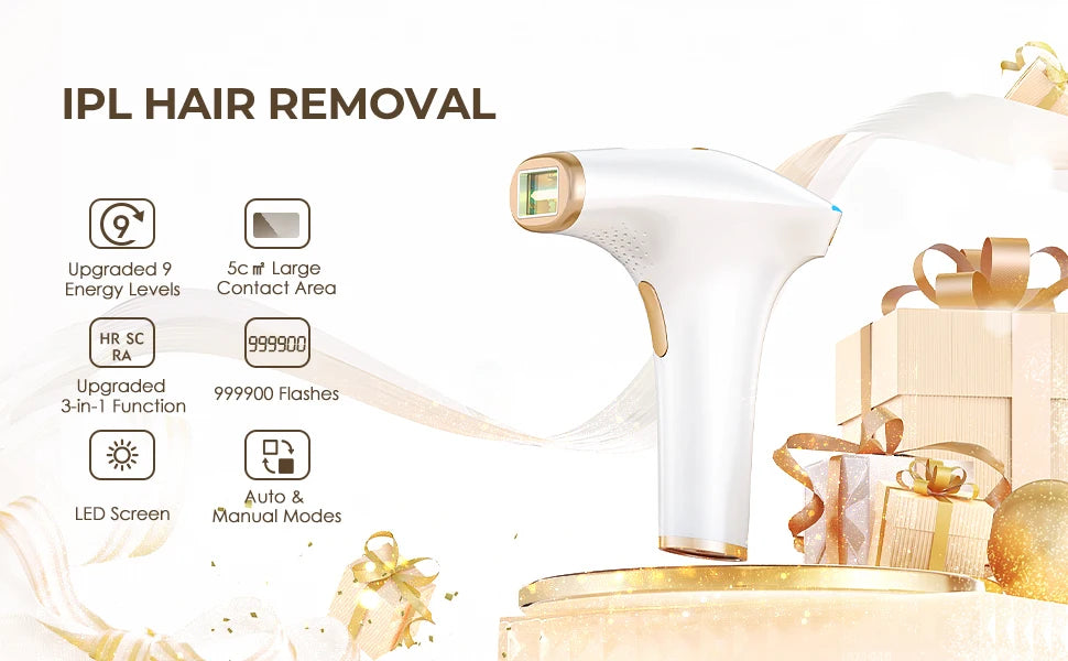 Épilateur IPL Professionnel - Épilation Définitive à Domicile