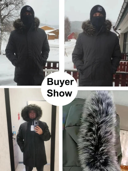 Doudoune Hiver Grise - Duvet de Canard, Coupe-Vent