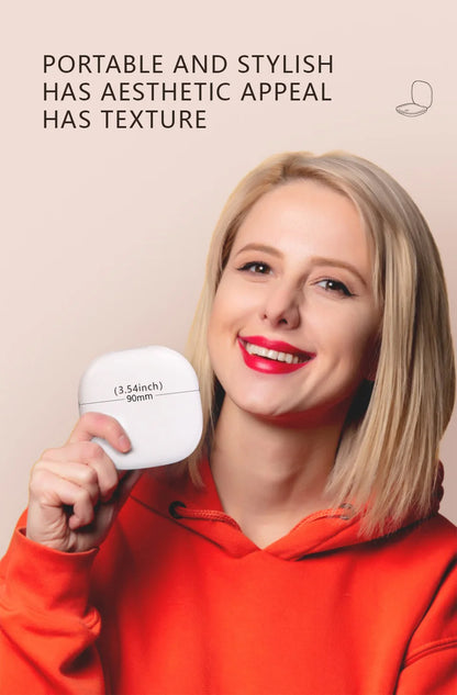 Miroir LED Grossissant - Compact & Rechargeable