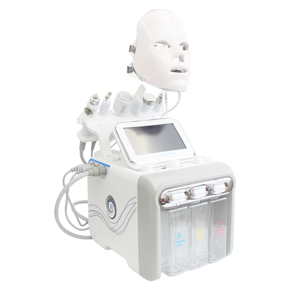 Masque LED 7 Couleurs - Thérapie Anti-Âge Professionnelle