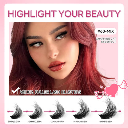 Faux Cils Effet Mink - Volume Naturel & Wispy