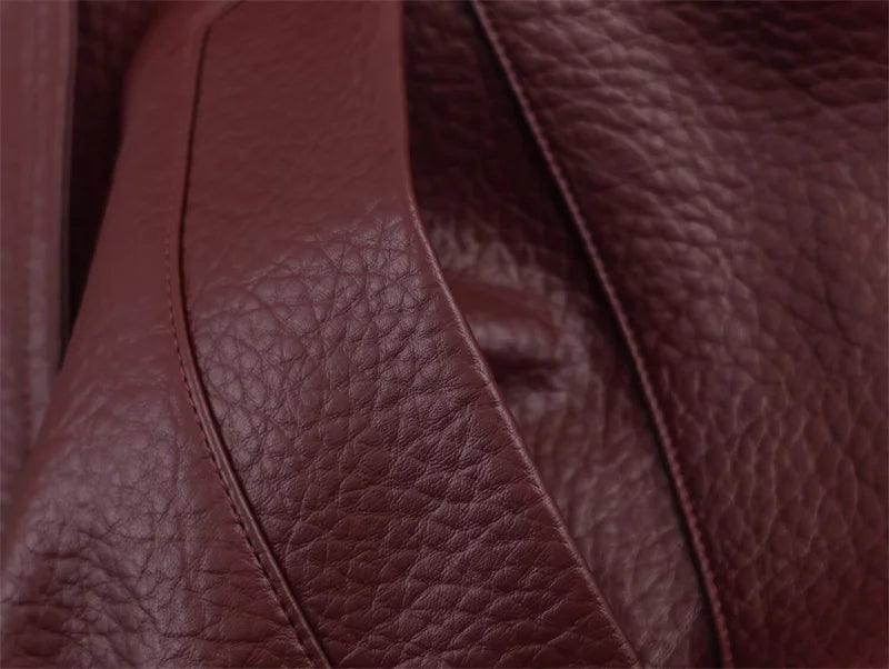 Veste Biker Simili-Cuir - Coupe Longue Élégante 2025